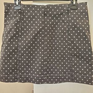 Polka-dot mini skirt